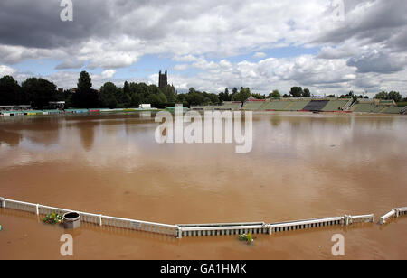 - Worcestershire Cricket Cricket Ground - Nouvelle route Banque D'Images