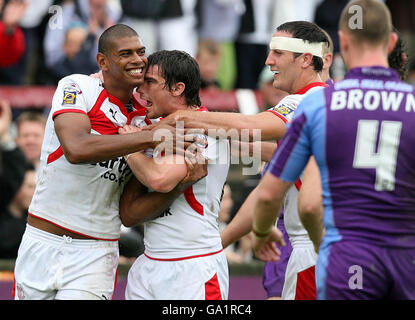 Rugby League - engager Super League - St Helens v Huddersfield Giants - Knowsley Road Banque D'Images