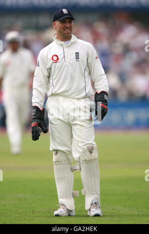 Cricket - npower Troisième Test - Angleterre v Antilles - Jour deux - Old Trafford Banque D'Images