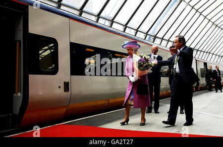 Reine quitte pour la Belgique Banque D'Images