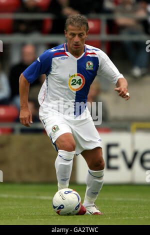 Football - amical - Wrexham v Blackburn Rovers - terrain de courses ...