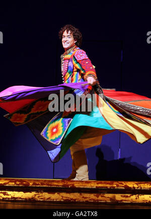 Joseph et le Technicolor étonnant Dreamcoat photocall - Londres Banque D'Images