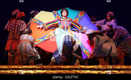 Joseph et le Technicolor étonnant Dreamcoat photocall - Londres Banque D'Images