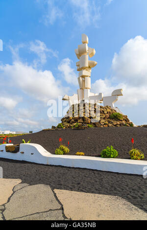 Monument à El Campesino, Lanzarote, îles Canaries, Espagne Banque D'Images