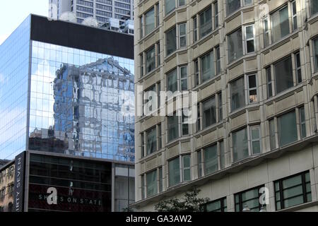Bâtiments dans le centre-ville de Chicago. Banque D'Images