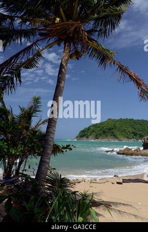 La Hat Nai Harn Beach près de Rawai dans le sud de l'île de Phuket dans le sud de la Thaïlande en Southeastasia. Banque D'Images