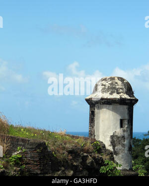 Regardez dehors à Fort San Lorenzo à Colon, Panama. Banque D'Images