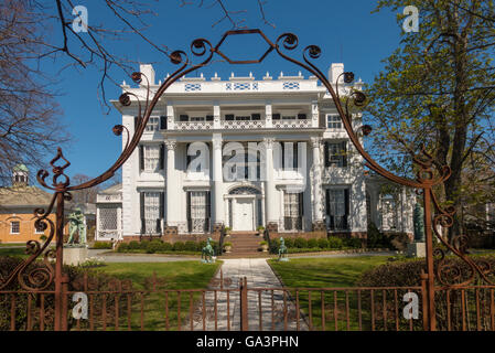 Linden place historic museum Bristol Rhode Island Banque D'Images