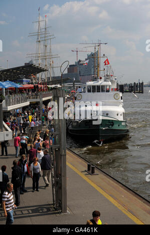 Harbour, Hambourg, Allemagne Banque D'Images