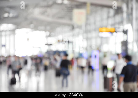 Arrière-plan flou, Voyageur à l'aéroport d'arrière-plan flou Banque D'Images