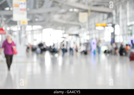 Arrière-plan flou, Voyageur à l'aéroport d'arrière-plan flou Banque D'Images