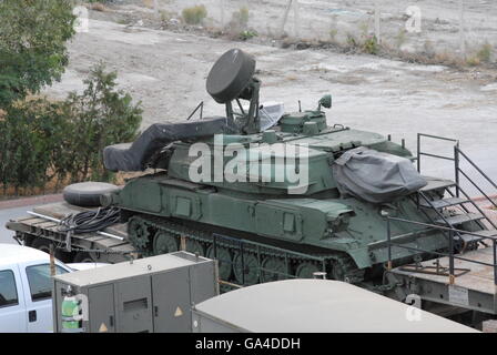 Tank-Mounted Launcher à l'AFB de Konya au cours de la zone de lancement ISIK 2016 Exercice de recherche et sauvetage de combat Banque D'Images