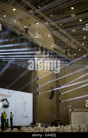 Lac Yanqi Conférence Internationale et le Centre de Convention, à Beijing, Chine Banque D'Images