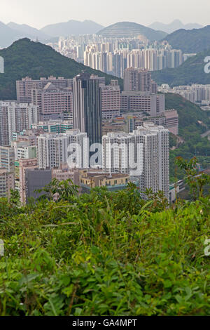 Des tours d'banlieue de Hong Kong Banque D'Images