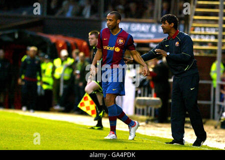 Football - Friendly - Dundee United v Barcelona - Tannadice Park Banque D'Images