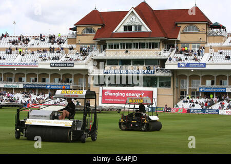 Cricket - npower deuxième Test - Angleterre v Inde - Jour 1 - Trent Bridge Banque D'Images