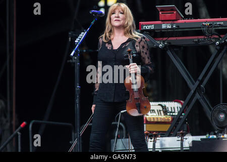 Milan Italie. 03e Juillet 2016. La légende de rock américain Bruce Springsteen effectue sur scène au Stadio San Siro Pendant 'la rivière d''2016' Credit : Rodolfo Sassano/Alamy Live News Banque D'Images