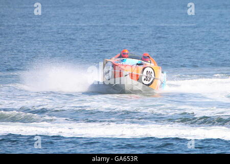 L'expérience acquise au cours de l'équipe de Kissimmee écossais inaugurale Grand Prix de la mer, tenue à Greenock sur le Firth of Clyde. Banque D'Images