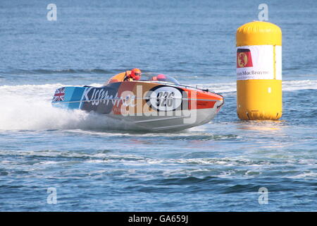 L'expérience acquise au cours de l'équipe de Kissimmee écossais inaugurale Grand Prix de la mer, tenue à Greenock sur le Firth of Clyde. Banque D'Images