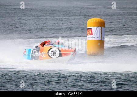 L'expérience acquise au cours de l'équipe de Kissimmee écossais inaugurale Grand Prix de la mer, tenue à Greenock sur le Firth of Clyde. Banque D'Images