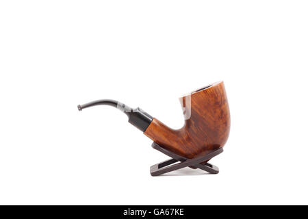 Un traditionnel, en bois courbé, sur son fauteuil. Banque D'Images