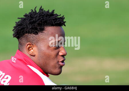 Nouvelle fonctionnalité Batshuayi Michy signature Chelsea photo, la formation dans d'excellentes conditions météorologiques à La Manga Club de Football du Centre à La Manga, Banque D'Images