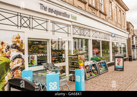 La Co-operative Food Store en ligne,Chapelle,Teesdale dans Middleton County Durham, Angleterre Banque D'Images