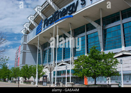 L'Ohio, Cleveland. Cleveland Browns Stadium aka premier stade de l'énergie. Banque D'Images