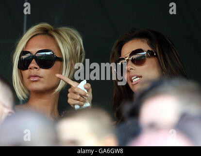 Victoria Beckham à la Chelsea FC vs LA Galaxy game Banque D'Images