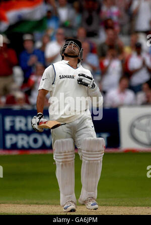 Cricket - npower deuxième Test - Angleterre v Inde - Jour deux - Trent Bridge Banque D'Images