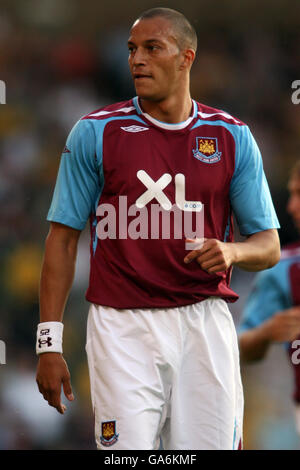 Football - amical - Norwich City v West Ham United - Carrow Road.Bobby Zamora, West Ham United Banque D'Images