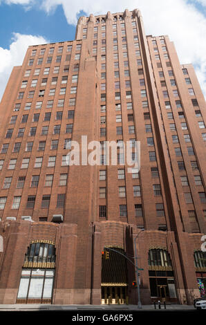 Notre hôtel art deco Western Union Building (60 Hudson Street) à Tribeca, New York. Banque D'Images