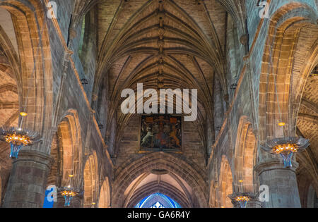 L'intérieur de l'Église Cathédrale de Sainte Marie la Vierge Édimbourg, Écosse Banque D'Images