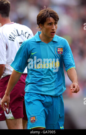 Football - Friendly - Coeur de Midlothian v Barcelona - stade Murrayfield Banque D'Images