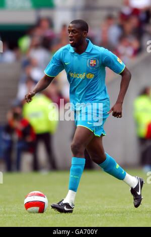 Football - Friendly - Coeur de Midlothian v Barcelona - stade Murrayfield Banque D'Images