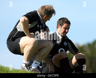 Rugby Union - Irlande - session de formation de l'école St Gerard Banque D'Images