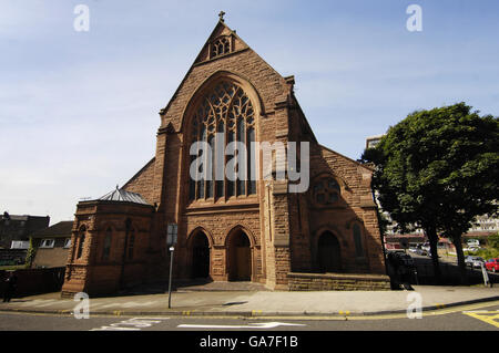 Vue générale de l'église St Patrick à Glasgow, où le corps de l'élève polonais Angelika kluk assassiné était caché. Banque D'Images