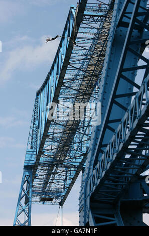 Le saut à Middlesbrough Banque D'Images