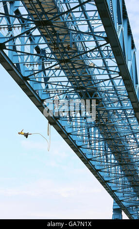 Le saut à Middlesbrough Banque D'Images