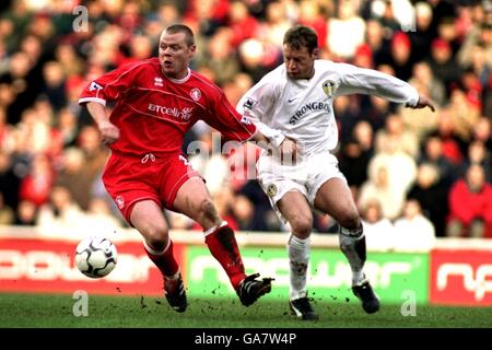 Soccer - FA Barclaycard Premiership - Middlesbrough v Leeds United Banque D'Images