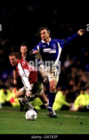 Soccer - FA Barclaycard Premiership - Everton v Arsenal Banque D'Images