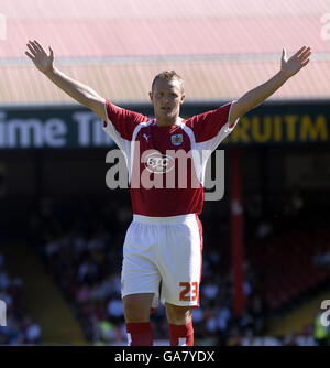 Soccer - Coca-Cola Football League Championship - Bristol City v Scunthorpe United - Ashton Gate Banque D'Images