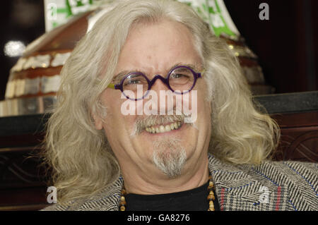 Football - Celtic - appel de presse - Celtic Park.Le comédien Billy Connolly lors d'un appel de presse au Celtic Park à Glasgow. Banque D'Images