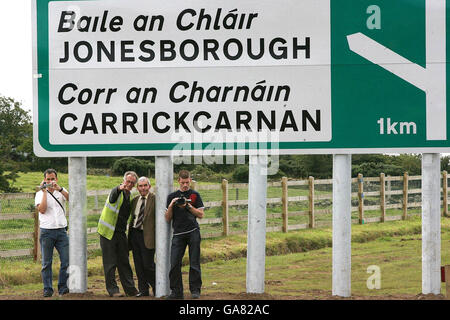 Nouveau A1N1 Newry Dundalk Link Road ouvert Banque D'Images