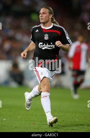 Football - Tournoi du Port de Rotterdam 2007 - Feyenoord / Liverpool - de Kuip. Andriy Voronin, Liverpool Banque D'Images