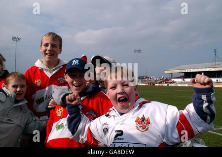 Rugby League - Kellogg's Céréales Nutri-Grain Challenge Cup - Quart de finale - Leigh Centurions v Wigan Warriors Banque D'Images