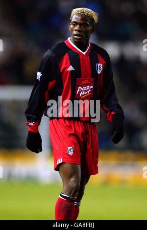 Soccer - FA Barclaycard Premiership - Derby County v Fulham. Louis Saha, Fulham Banque D'Images