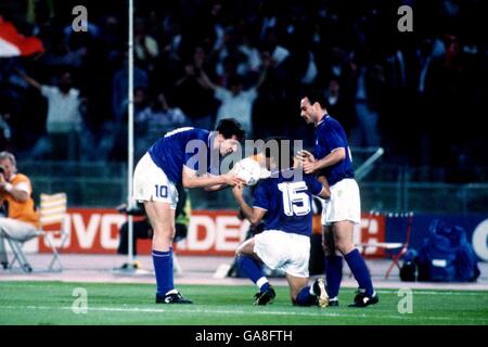 - Coupe du Monde de football Italia 90 - Groupe A - Italie v Tchécoslovaquie Banque D'Images