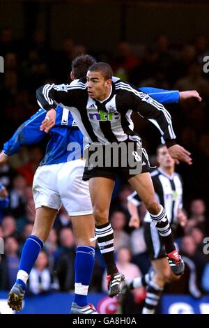 Soccer - FA Barclaycard Premiership - Leicester City v Newcastle United Banque D'Images