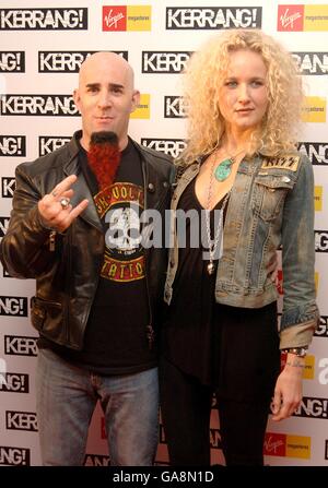 Scott Ian, du groupe Anthrax, arrive pour les prix Kerrang 2007 à la brasserie de londres Banque D'Images